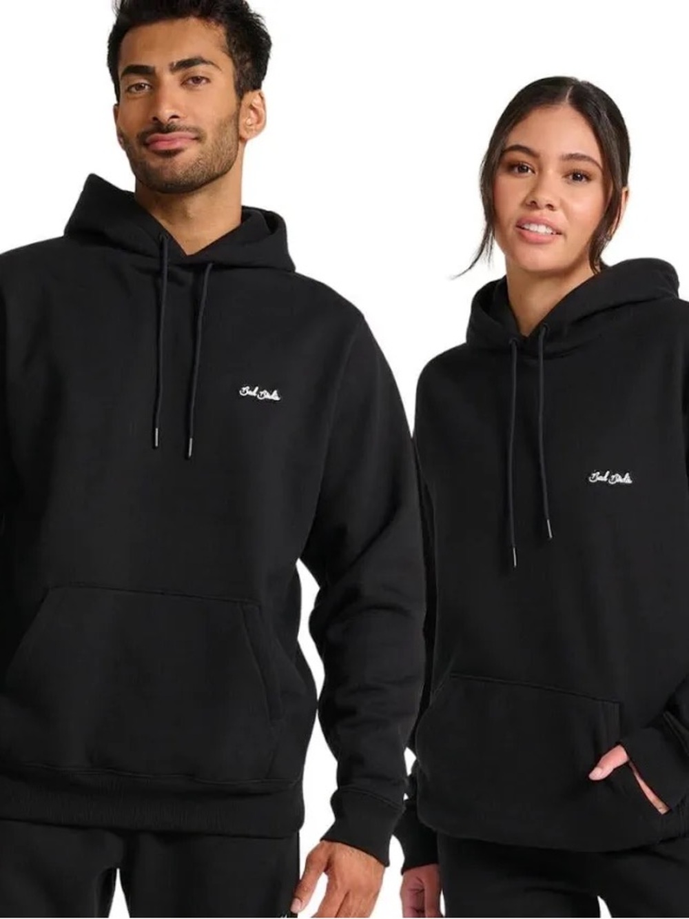 Bad Birdie Black Hoodie with Small White Script Logo